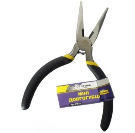 Длинногубцы мини Сталь 41076 шлифованные 115 мм (66498)