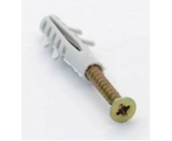 Дюбель нейлоновый Metalvis с шурупом 6 x 60 мм (10 шт)