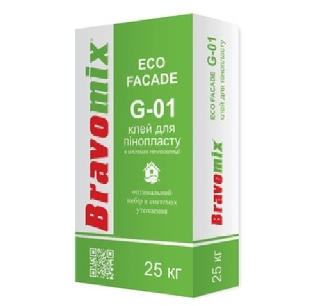 Клей для пенополистирола Bravomix G-01 25 кг