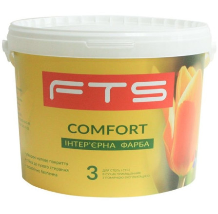 Краска FTS Comfort 3 интерьерная аклиловая 9 л