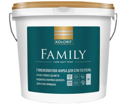Краска Kolorit Family A интерьерная латексная 2.7 л
