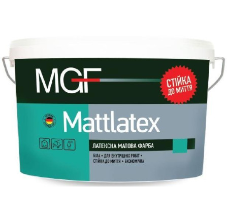 Краска MGF Mattlatex латексная 1.4 кг