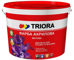 Краска Triora интерьерная матовая белый 1 л