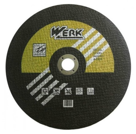 Круг отрезной Werk по металлу 350x3.5x25.4 мм (WE201121)