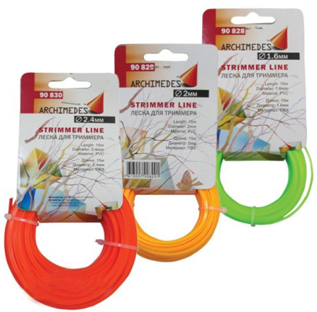 Леска для мотокосы Forte крученый квадрат 2.7 мм 15 м (36905)