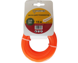 Леска для мотокосы Forte с сердечником 2.0 мм 15 м (40090)