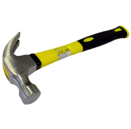 Молоток-гвоздодер Сталь 44007 с ручкой из стекловолокна 340 г (40129)