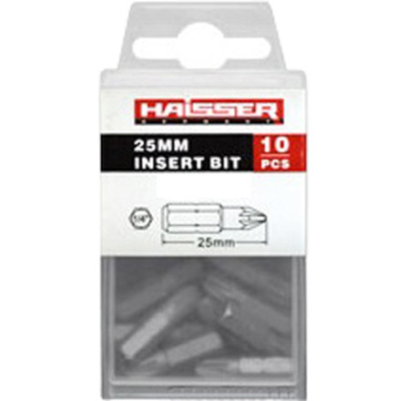 Набор бит Haisser PH2x25 мм 10 предмета (702502P)