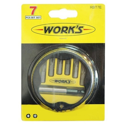 Набор бит Works RBT7E 7 шт