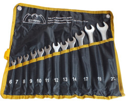 Набор ключей комбинированных Сталь 12 предмета (48403)