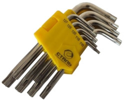 Набор ключей Сталь TORX Г-образные 9 предмета (48104)
