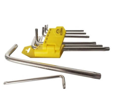 Набор ключей Сталь TORX Г-образные 9 предмета (48106)