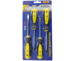 Набор отверток Сталь 4 предмета (49041)
