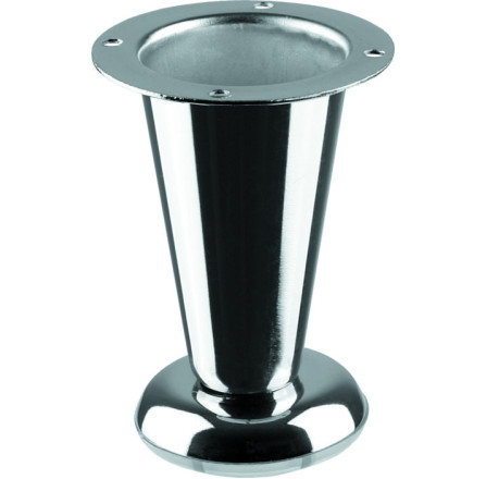 Ножка мебельная коническая 100 x 42 мм (Сатин)