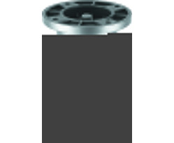 Ножка мебельная круглая 50 x 50 мм (Сатин)