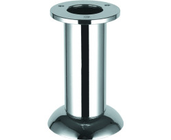 Ножка мебельная круглая регулируемая 50 x 32 мм (Сатин)