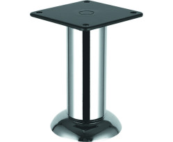 Ножка мебельная круглая регулируемая 100 x 32 мм (Сатин)