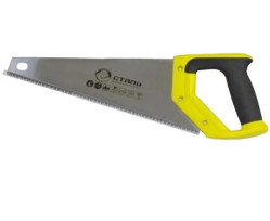 Ножовка по дереву Сталь 40100 з двухкомпонентной ручкой 350 мм (40437)
