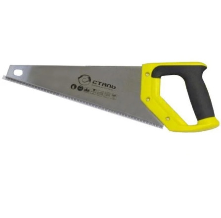 Ножовка по дереву Сталь 40101 з двухкомпонентной ручкой 400 мм (40439)