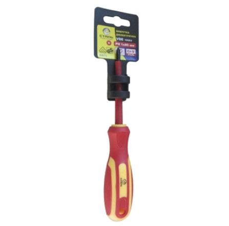 Викрутка діелектрична Сталь PH0 75 мм (49072)