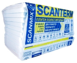 Пенополистирол экструдированный Scanterm 100 мм (1 x 0,6 м)