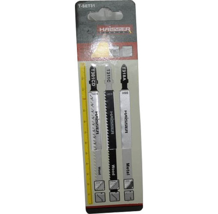 Пильные полотна для лобзика Haisser 5 шт (T-SET31)