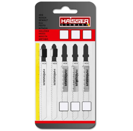 Пильные полотна для лобзика Haisser 5 шт (T111С)
