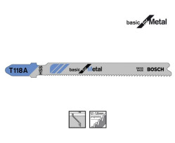 Полотно для лобзика Bosch c T-хвостовиком T118A