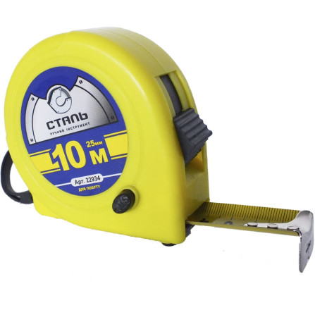 Рулетка измерительная Сталь 10м x25 мм (22934)