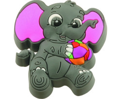 Ручка-кнопка мебельная Elefant 22 x 42 x 47 (Серый)