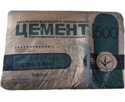 Цемент ТоргБуд М-500 ПЦ II З (25 кг)