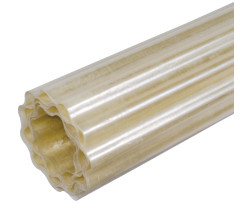 Шифер прозрачный Волнопласт гофрированный усиленный капроновыми нитями 1,5 x 20 м (бесцветный)
