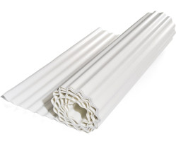 Шифер прозрачный Волнопласт гофрированный усиленный капроновыми нитями 2 x 20 м (белый)
