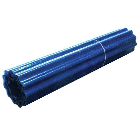 Шифер прозрачный Волнопласт гофрированный усиленный капроновыми нитями 2 x 20 м (голубой)