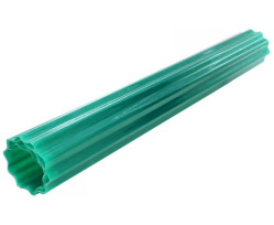 Шифер прозрачный Волнопласт гофрированный усиленный капроновыми нитями 2 x 20 м (зелёный)