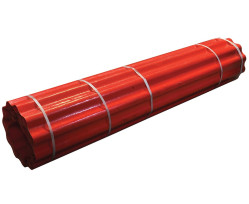 Шифер прозрачный Волнопласт гофрированный усиленный капроновыми нитями 2 x 20 м (красный)