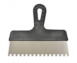 Шпатель Favorit c пластиковой ручкой 150 мм (зуб 6 х 6 мм)