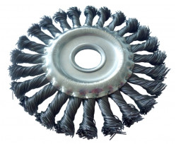Щетка дисковая плетеная Werk 125 мм (WE107425)