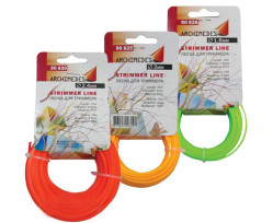 Леска для мотокосы Forte крученый квадрат 2.4 мм 15 м (36903)