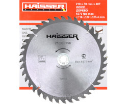 Круг пильный Haisser 24 зубцов по дереву 160x16 мм