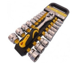 Набор торцевых насадок Сталь 20 предмета (70001)