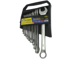 Набор ключей комбинированных Сталь 8 предмета (48036)